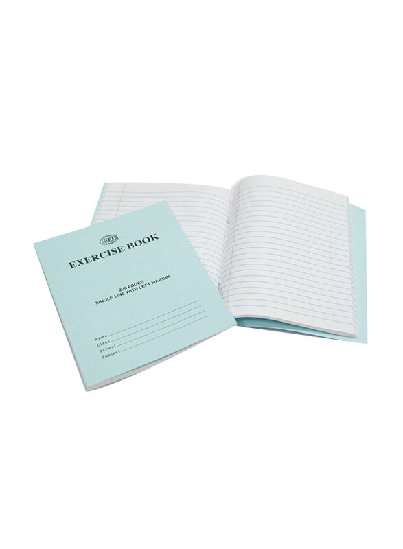 

FIS Single Line with Right Margin Exercise Book, 200 Pages