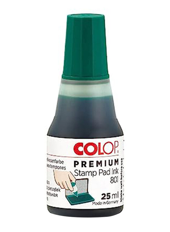 

Colop Stamp Pad Ink 801, 25ml, Green