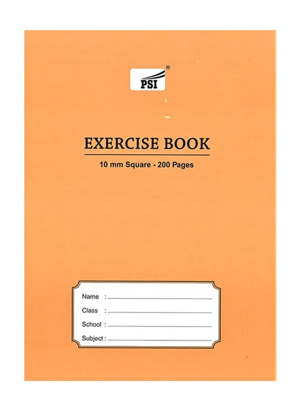 

PSI Exercise Book, 10mm Square, 200 Pages