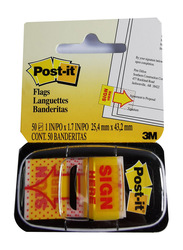 Post-it Sign Here Flag, 680-9, Yellow