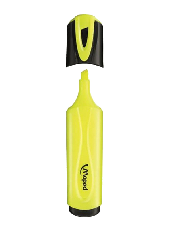 Maped Md-742534 Fluopeps Classic Highlighter, Yellow