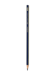 Faber-Castell 12-Piece 2B Gold Graphite Pencil, Blue
