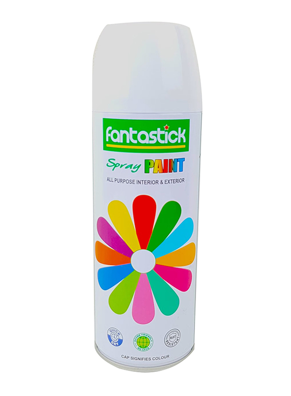 Fantastick Spray Paint Acrylic, 400ml, White