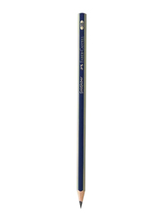 Faber-Castell 12-Piece 3B Gold Graphite Pencil, Blue