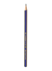 Faber-Castell 12-Piece 3H Gold Graphite Pencil, Blue