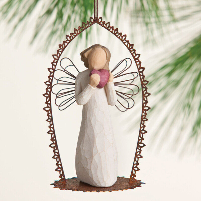 

Classic Willow Tree -Angel of Heart Trellis Ornament