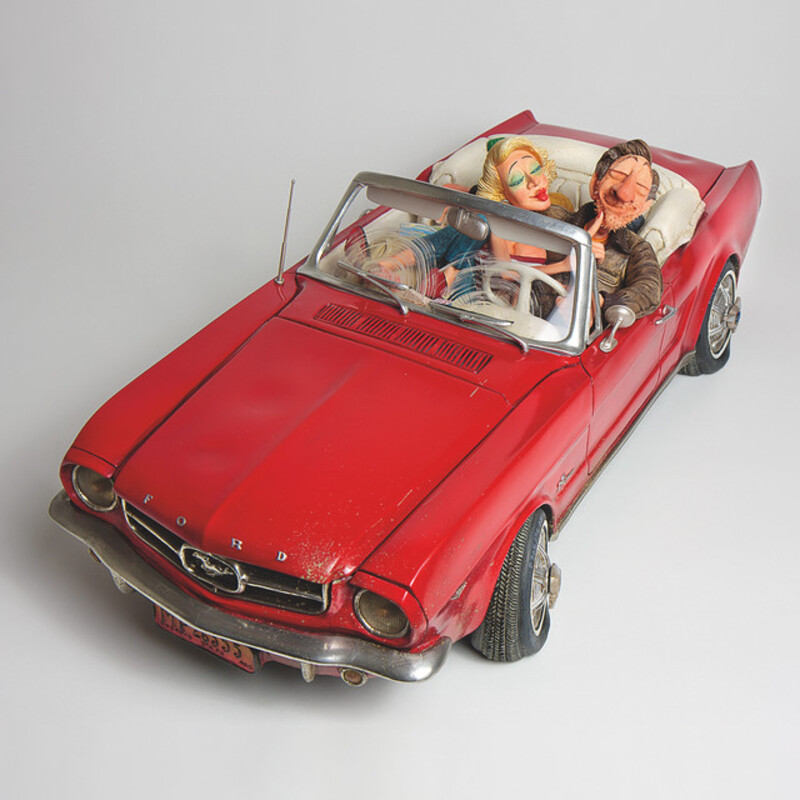 65 FORD MUSTANG (100%) Figurine