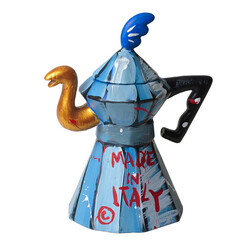 The Italian Super Original Coffee Pot  Figurine