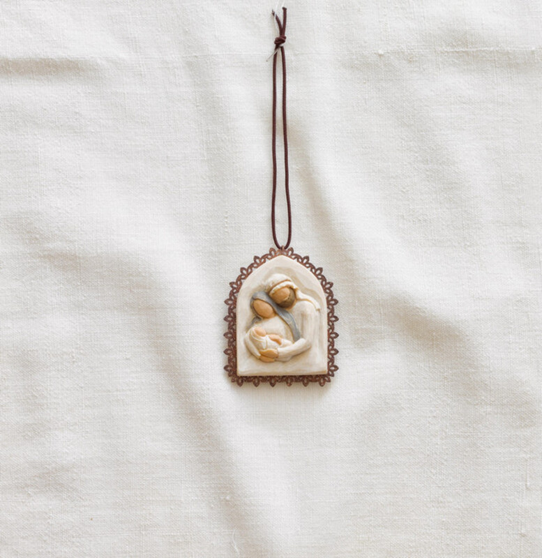 Willow Tree -HOLY FAMILY EDGED ORNAMENT