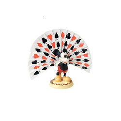 Mickey with Playing Cards Figurine