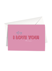 Share The Love L36 I Love You! Always Greeting Card, Pink