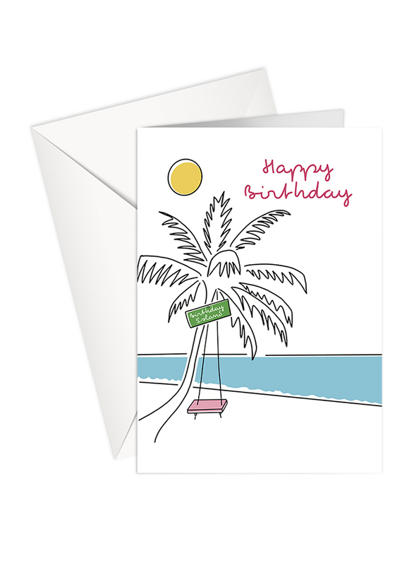 Share The Love Happy Birthday Greeting Cards Island, White