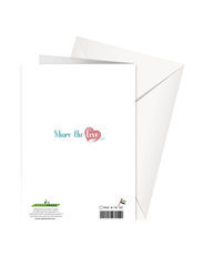 Share The Love World 101 Happy Birthday Printed Greeting Card with Envelope, Multicolour