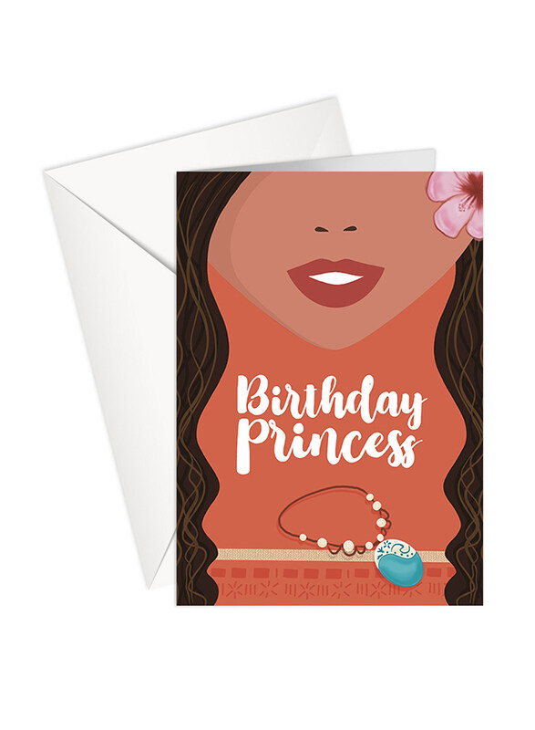 

Share The Love P199 Birthday Princess Moana Greeting Card, Multicolour