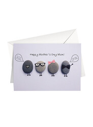 Share The Love for Mum Happy Mother's Day Mum! I'll Never Take You Granite! You Are Our Rock Greeting Card, Multicolour