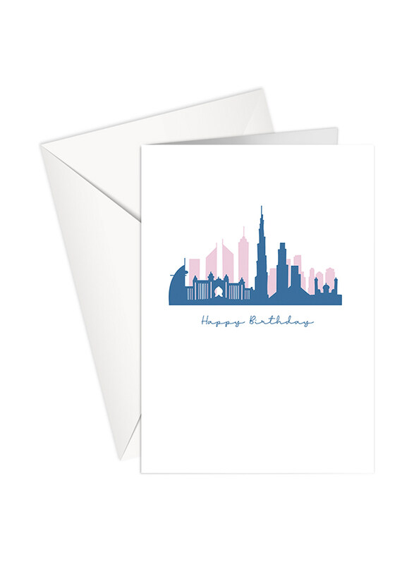 

Share The Love P186 Happy Birthday Uae Dubai Greeting Card, White