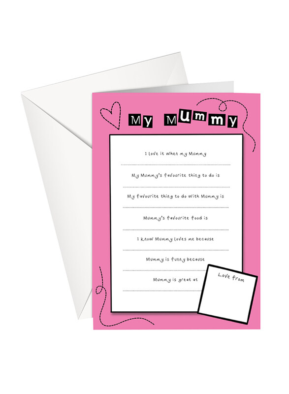 

Share The Love for Mum My Mummy - Filling Card, Mother's Day Greeting Card, Multicolour