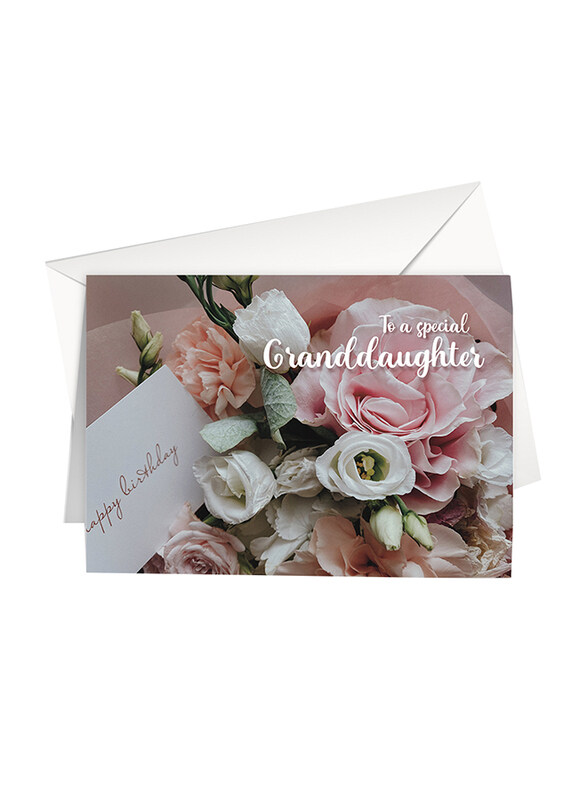 

Share The Love L23 Happy Birthday to a Special Grand Daughter Printed Greeting Card with Envelope, Multicolour