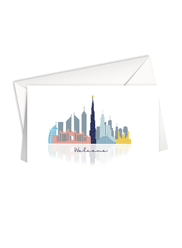 

Share The Love L45 Welcome Uae Greeting Card, White