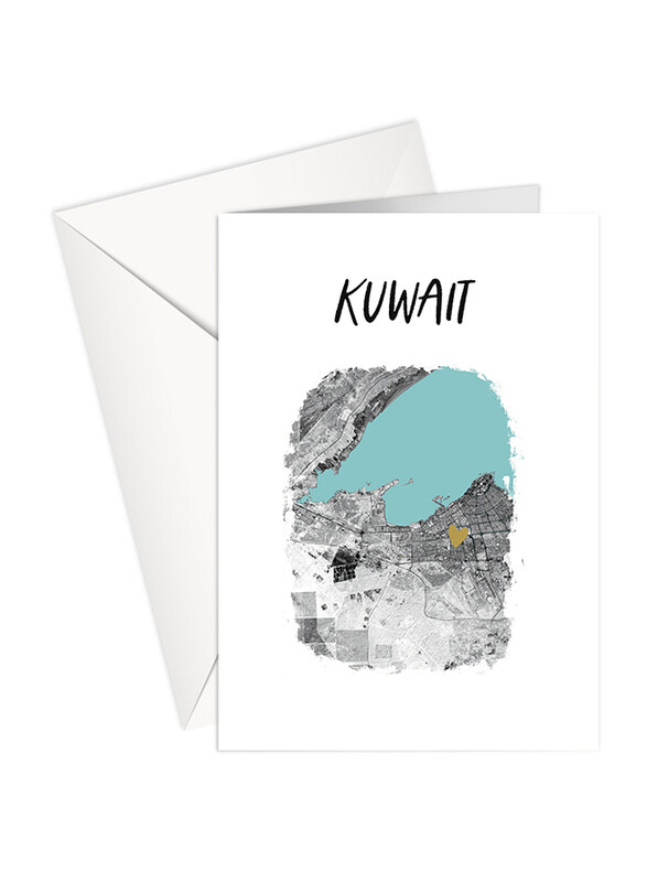 

Share The Love P174 Kuwait Greeting Card, Multicolour