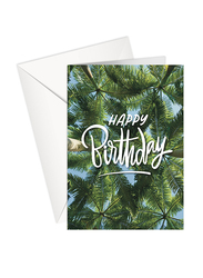 Share The Love P193 Happy Birthday Palm Greeting Card, Multicolour