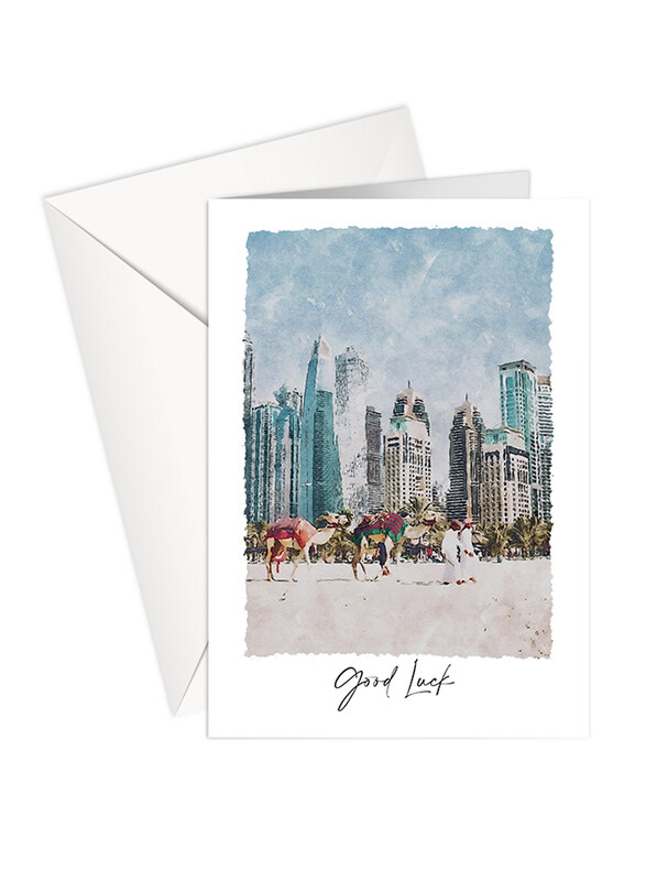 

Share The Love P175 Good Luck Uae Greeting Card, Multicolour