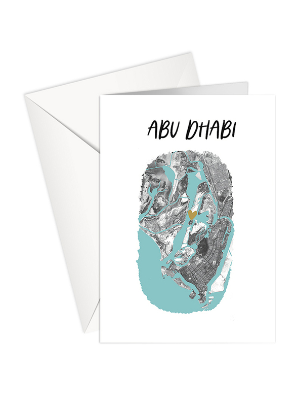 Share The Love P174 Uae Card Abu Dhabi Greeting Card, Multicolour