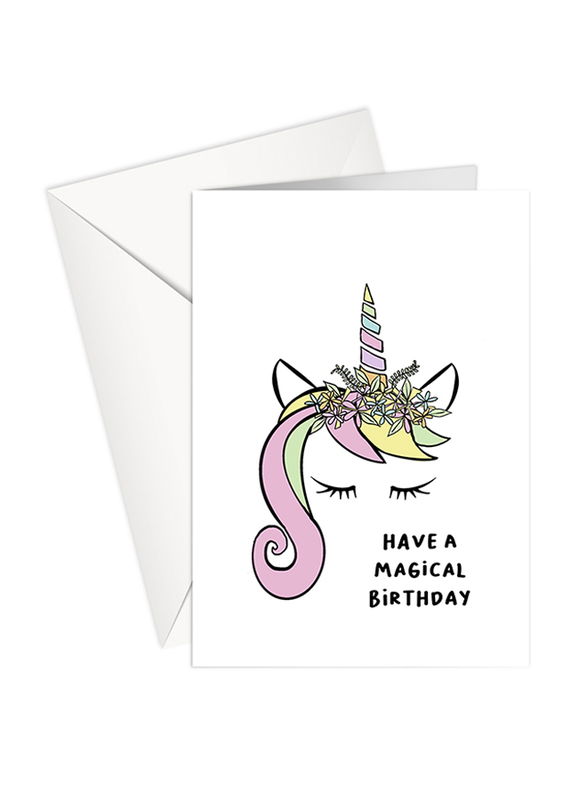 Share The Love 106 Have a Magical Birthday Printed Greeting Card with Envelope, White