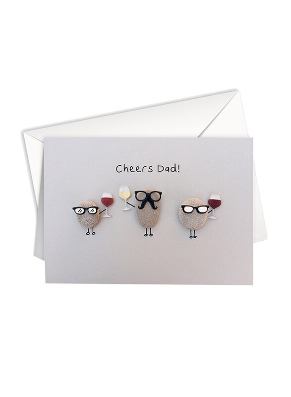 

Share The Love L47 Cheers Dad! Father's Day Greeting Card, White