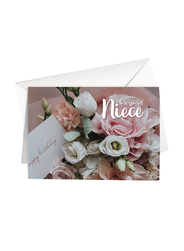 

Share The Love L20 Happy Birthday to a Special Niece Printed Greeting Card with Envelope, Multicolour