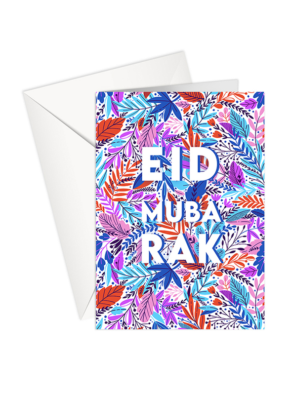 Share The Love Eid Mubarak Greeting Card Jungle, Bright