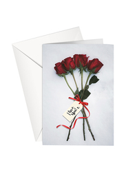 Share The Love P137 General Love I Love You! X Printed Greeting Card with Envelope, White
