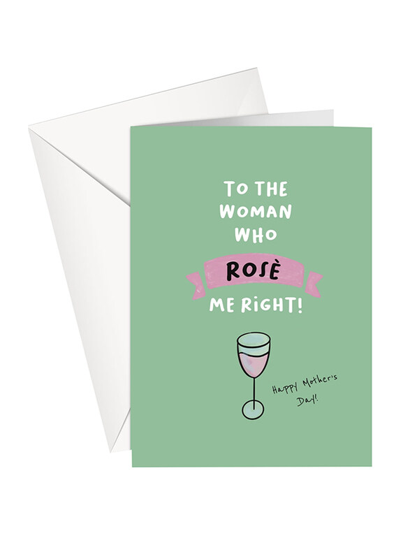 

Share The Love for Mum To The Woman Who Rose Me Right!, Mother's Day Greeting Card, Multicolour