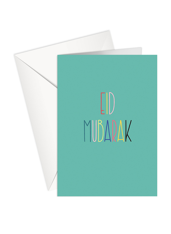 Share The Love Eid Mubarak Greeting Card, Blue