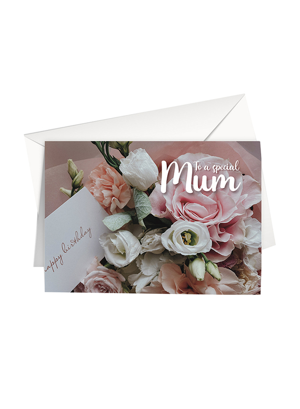 Share The Love L22 Happy Birthday to a Special Mum Printed Greeting Card with Envelope, Multicolour