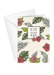 Share The Love Eid Mubarak Greeting Card , A4 Size, Tropical, Multicolour