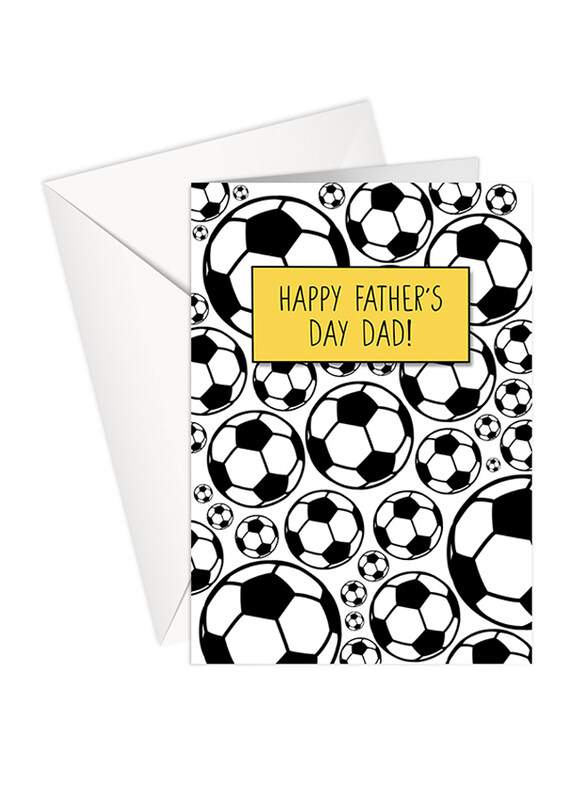 

Share The Love P152 Happy Father's Day Dad Greeting Card, Yellow