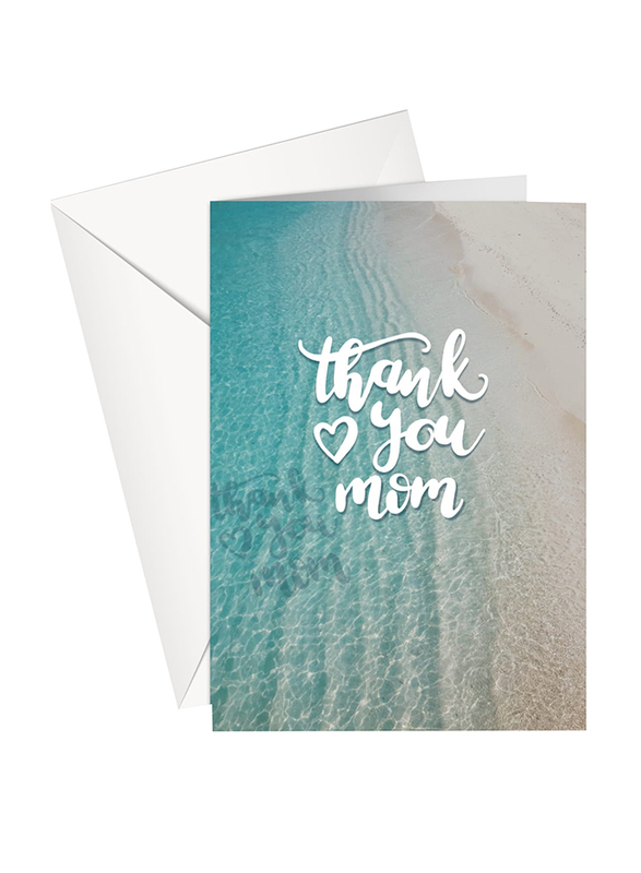 Share The Love for Mum Thank You Mom! B, Mother's Day Greeting Card, Multicolour