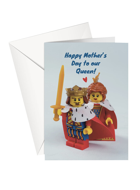 Share The Love for Mum Happy Mother's Day To Our Queen! Greeting Card, Multicolour