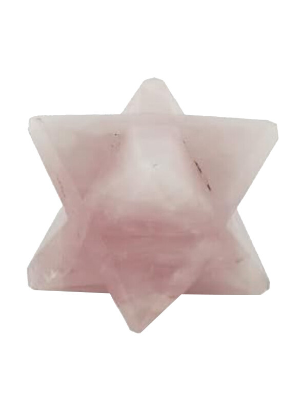 

Generic Merkaba Rose Quartz, 1.5 Inch, Pink