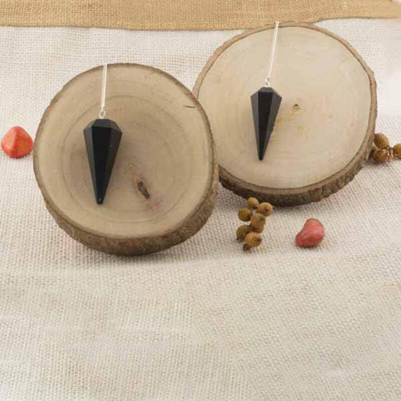 

Generic Pendulum Tourmaline Cone Shaped, Black