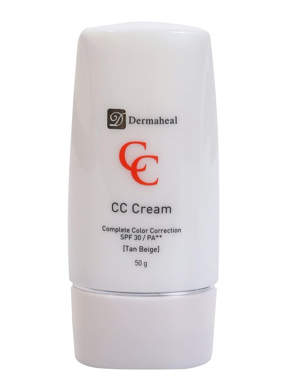 Dermaheal Complete Color Correction CC Cream SPF 30, 50gm, Tan Beige, Beige