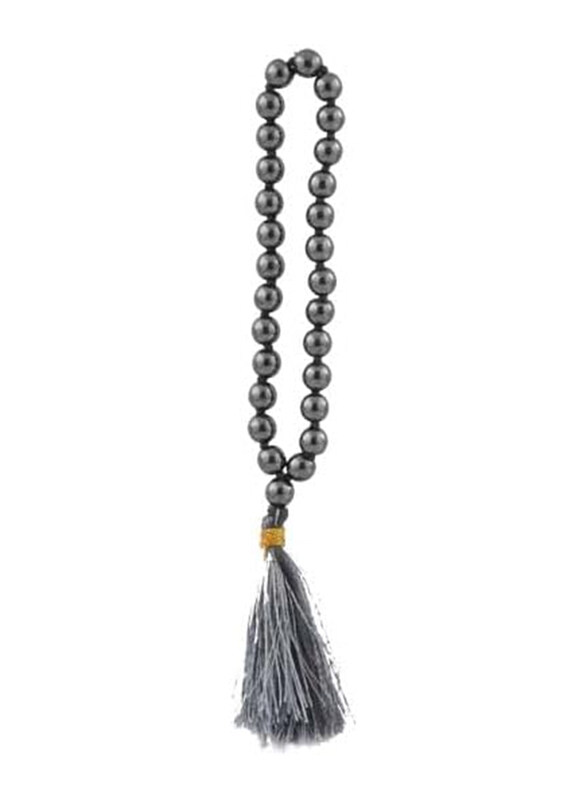 

Generic Hematite Prayer Beads, 27 Beads, Violet