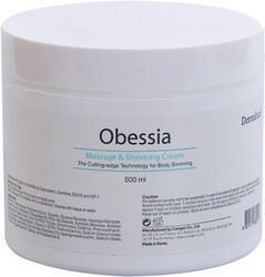 Dermaheal Obessia Massage and Slimming Fat Burning Cream for Tummy Anti-Cellulite Massage Cream, 500 ml
