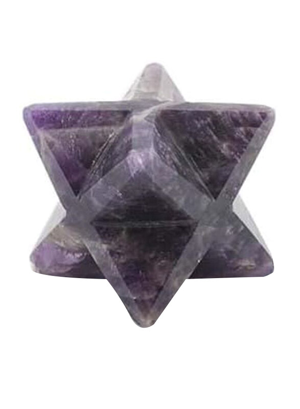 

Generic 4-Corner Merkabah Amethyst, Black