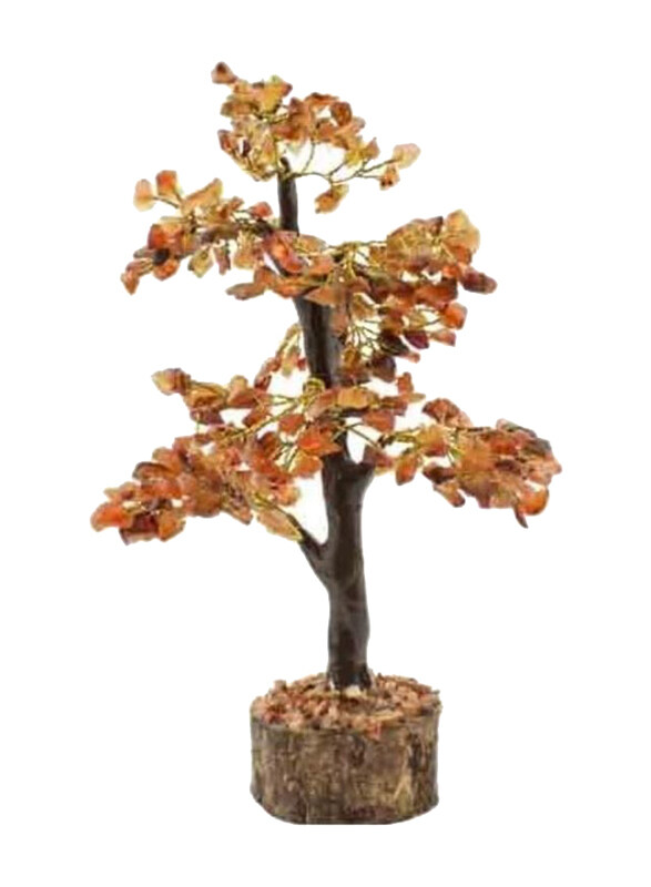 

Generic 300-Chips Carnelian Crystal Tree, Brown