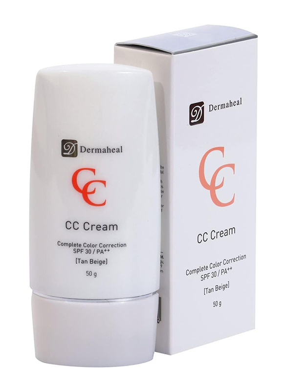 Dermaheal Complete Color Correction CC Cream SPF 30, 50gm, Tan Beige, Beige