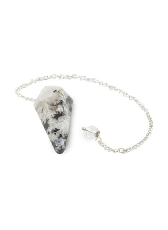 

Generic Pendulum Ball Shaped Moon Stone, Silver