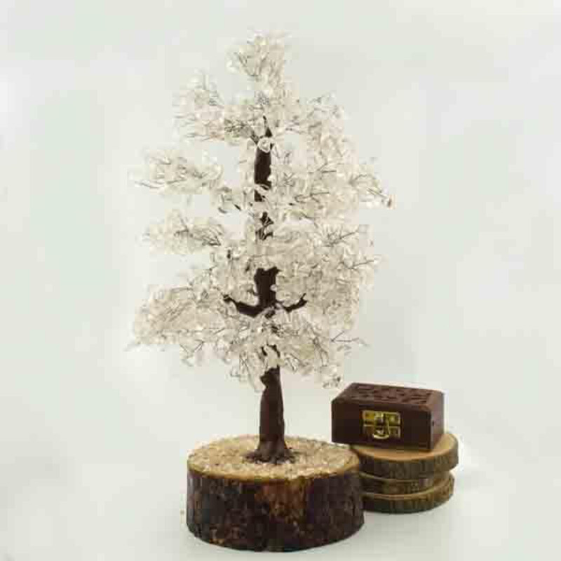 

Yanaah 1000-Chips Quartz Crystal Tree, Clear