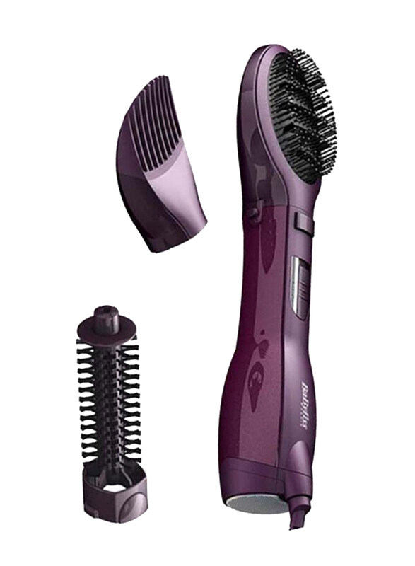 

BaByliss Paddle Pro Air Styler Powerful Styling Unisex Hairbrush, 1000W, AS115SDE, Purple